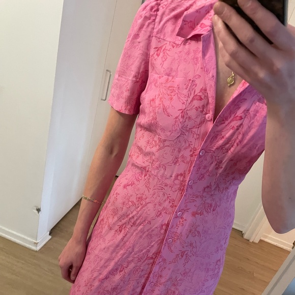 Whistles London baroque floral shirt dress - Picture 6 of 8